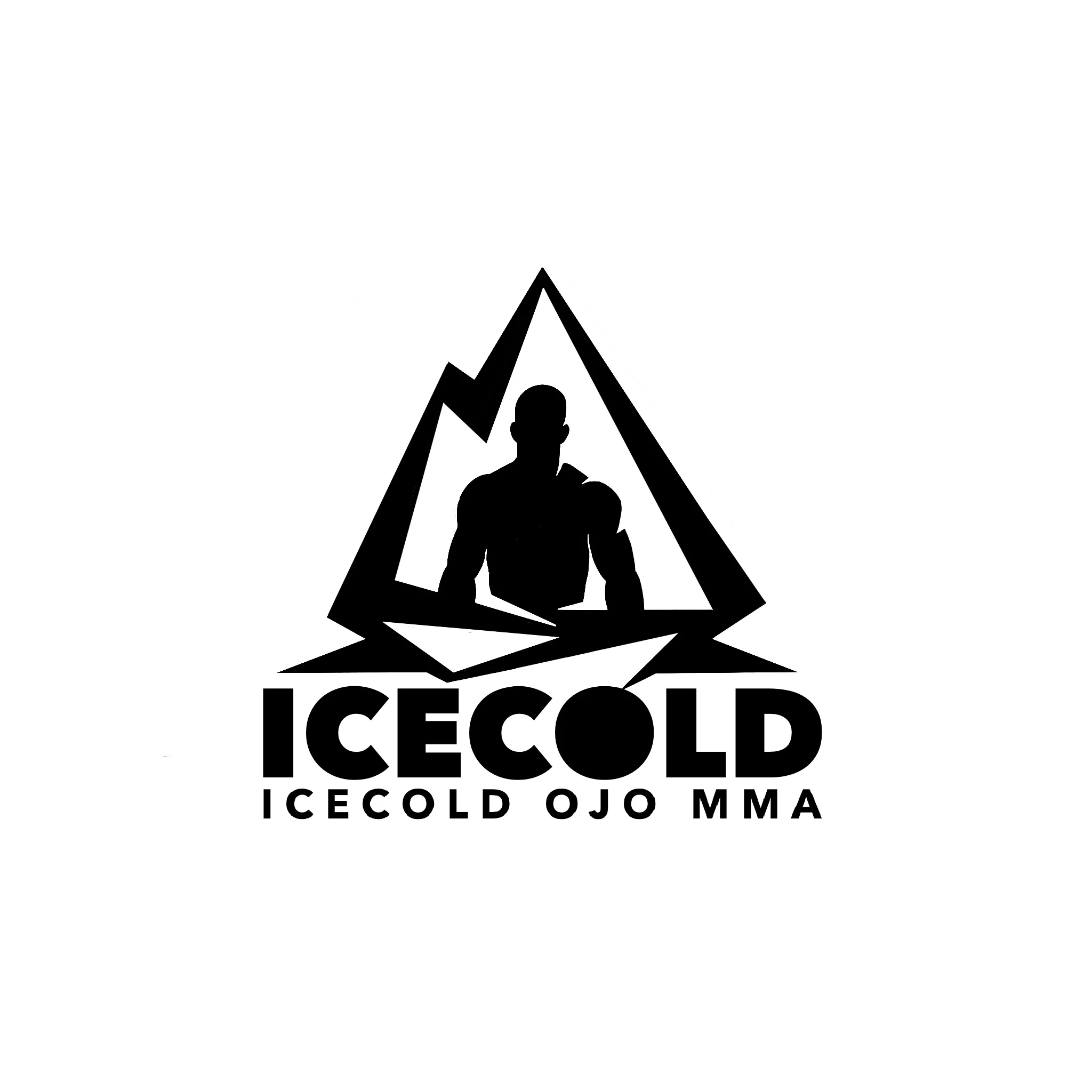 ice man simple logo